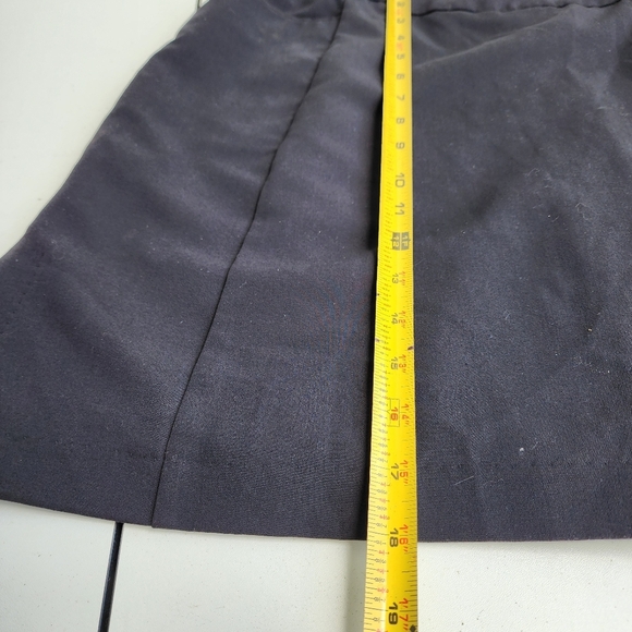 AW GOLF SKORT SKIRT BY ALLYSON WHITMORE Black POCKETS Adjastable Waist Sz 8 - Picture 3 of 11